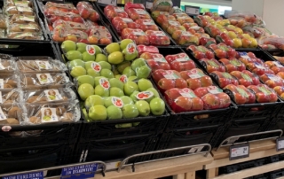 Etiektten Obst und Gemüse