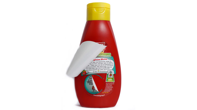 Multilayer Etiketten Felix Ketchup